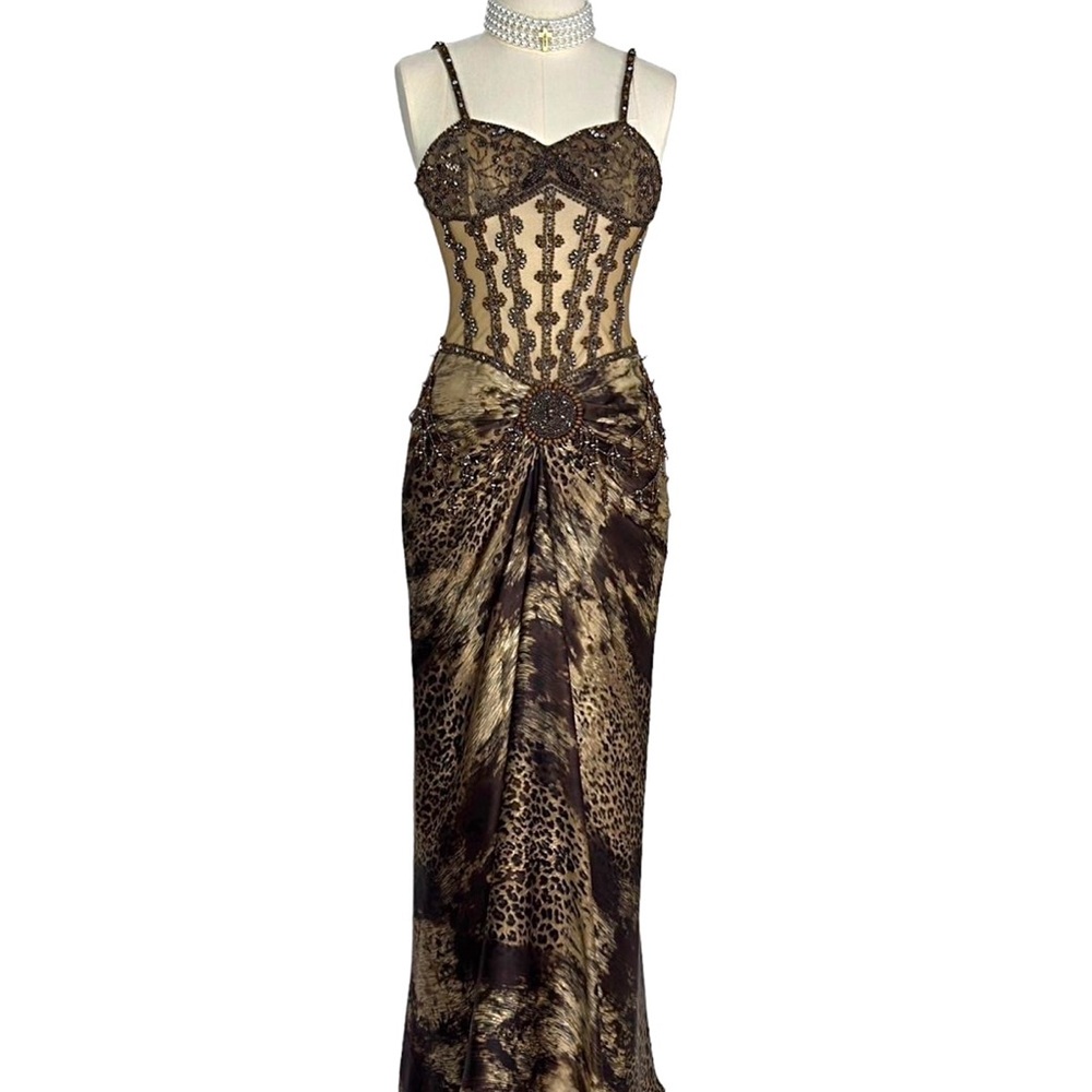 Vintage dress/gown Roberto Cavalli inspired lookalike from boutique 
Never worn